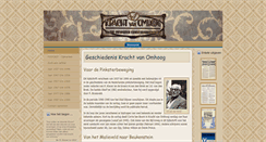 Desktop Screenshot of krachtvanomhoog.nl